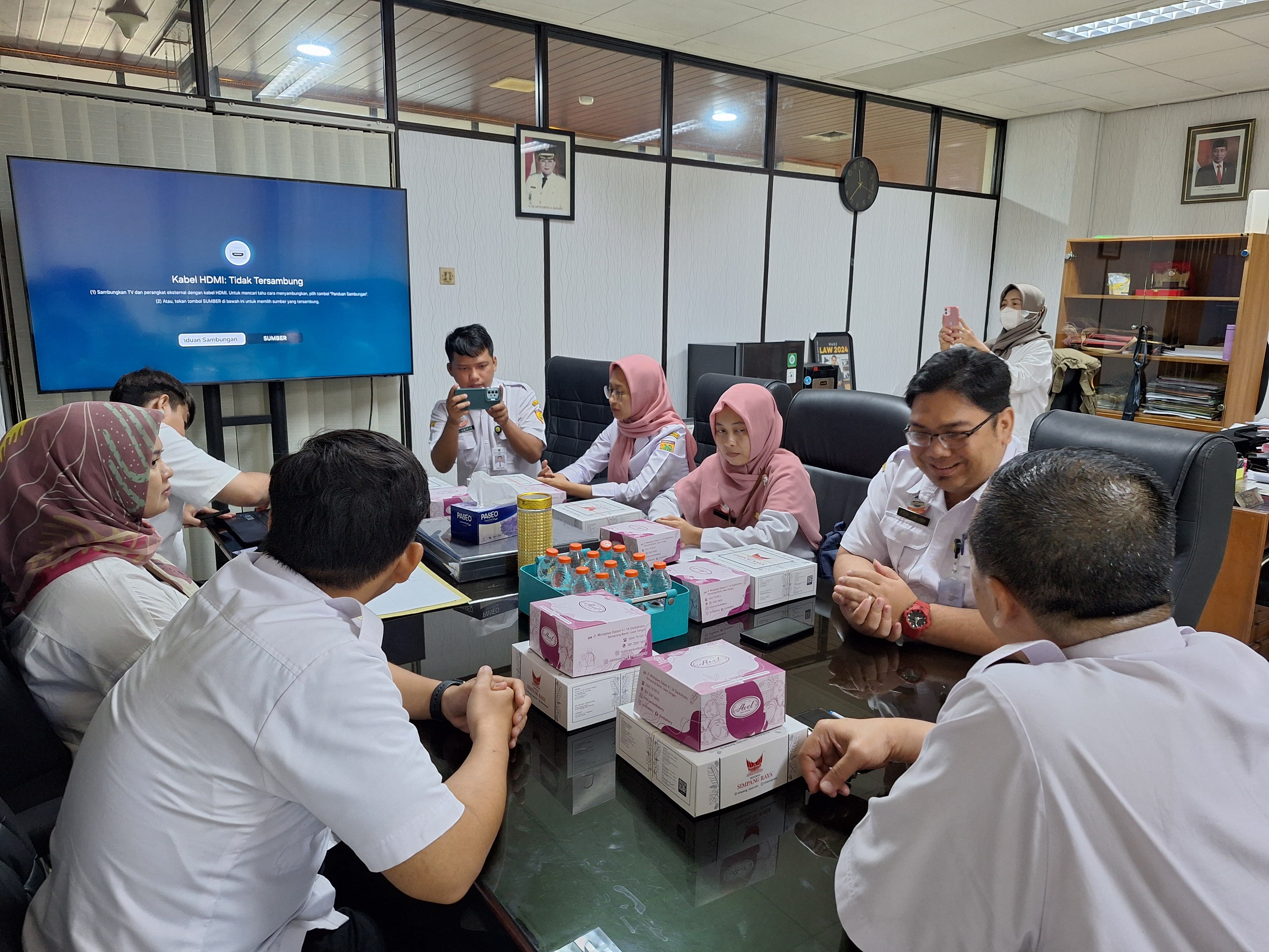Menerima Kunjungan Kerja dari Pemerintah Kabupaten Demak terkait Pengelolaan JDIH